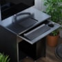 Mesa para Computador Pratica com Gaveta Preto – EJ Móveis