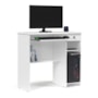 Mesa para Computador Viena 1 Gaveta Branco – EJ Móveis