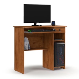 Mesa para Computador Viena 1 Gaveta Freijó – EJ Móveis