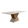 Mesa Solus Nature/Off White - Móveis Henn 
