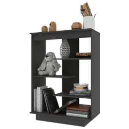 Multiuso Aparador 6210 3 Prateleiras Flex Chumbo - Indékes
