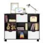 Nicho Organizador 1478 com 3 Gavetas Preto/Branco - Qmovi