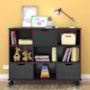 Nicho Organizador 1478 com 3 Gavetas Preto - Qmovi