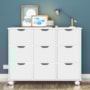 Nicho Organizador 1478 com 9 Gavetas Branco - Qmovi