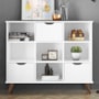 Nicho Organizador Retrô 1478 com 3 Gavetas Branco - Qmovi