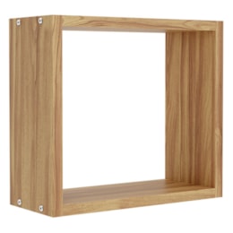 Nicho Quadrado Decorativo 30cm Amêndoa - Móveis Peroba