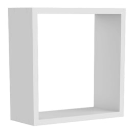 Nicho Quadrado Decorativo 30cm Branco Brilho - Móveis Peroba
