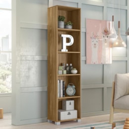 Organizador Multifuncional Antares 4 Prateleiras Nature - Peternella Móveis