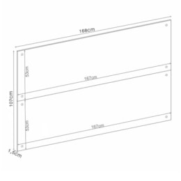 Painel de Cabeceira Casal Irlanda Amêndola - Demartêz   Painel de Cabeceira Casal Irlanda Amêndola - Demartêz
