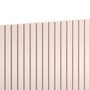 Painel de Parede Ripado 203,5x109x4,9cm Rosê sem LED - Matic Móveis 