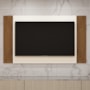 Painel Extensível Fresno Off White/Amêndoa para TV até 60” - Mobler