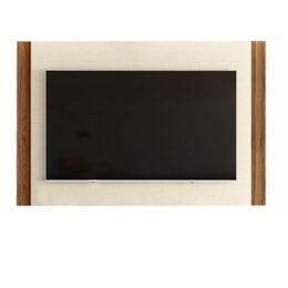Painel Extensível Fresno Pérola Metalizado/Cinamomo Mel para TV até 60” - Mobler Painel Extensível Fresno Pérola Metalizado/Cinamomo Mel para TV até 60” - Mobler