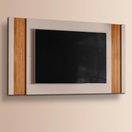 Painel Extensível Real Grigio/Cinamomo Mel para TV até 65” - Mobler Painel Extensível Real Grigio/Cinamomo Mel para TV até 65” - Mobler