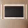 Painel Extensível Real Off White/Amêndoa para TV até 65” - Mobler
