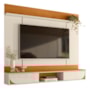 Painel Home Suspenso Aura Cinamomo/Off White para TV até 65” - Madetec 