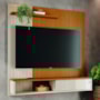 Painel Home Suspenso Aurora Cinamomo/Off White para TV até 65” - Madetec