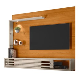 Painel Home Suspenso Frizz Select Cinamomo/Off White para TV até 50” - Madetec
