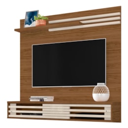 Painel Home Suspenso Frizz Sublime Naturale/Off White para TV até 55” - Madetec Painel Home Suspenso Frizz Sublime Naturale/Off White para TV até 55” - Madetec