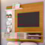 Painel Home Suspenso Frizz Supreme Cinamomo/Off White para TV até 55” - Madetec