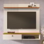 Painel Home Suspenso Íris Cinamomo/Off White para TV até 55” - Madetec