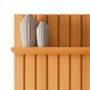 Painel Home Suspenso Ripado You Bless 1.3 Cinamomo/Off White - HB Móveis