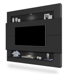 Painel Home Suspenso Riviera para TV até 60” Preto - Móveis Luapa Painel Home Suspenso Riviera para TV até 60” Preto - Móveis Luapa