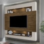 Painel Home Suspenso Riviera para TV até 75” Malbec/Off White - Móveis Luapa  