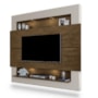 Painel Home Suspenso Riviera para TV até 75” Malbec/Off White - Móveis Luapa  