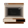 Painel Home Suspenso Triunfo Off White/Canela para TV até 65” - Mobler