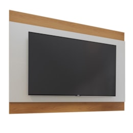 Painel Nilo Off White Matte/Freijó para TV até 75” - Colibri Painel Nilo Off White Matte/Freijó para TV até 75” - Colibri