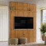 Painel Piso-Teto New Interlagos Cumaru para TV até 75” - Madetec