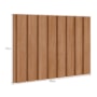 Painel Ripado para Cozinha Divina 80cm Cinamomo - MGM 
