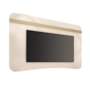 Painel Suspenso Armony Off White/Champanhe para TV até 80” – HB Móveis