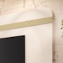 Painel Suspenso Armony Off White/Champanhe para TV até 80” – HB Móveis