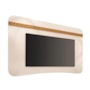 Painel Suspenso Armony Off White/Cinamomo para TV até 80” – HB Móveis