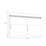 Painel Suspenso Armony Off White/Cinamomo para TV até 80” – HB Móveis