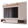 Painel Suspenso Bahamas Plus Off White/Nature para TV até 65” - Permóbili