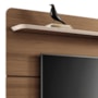 Painel Suspenso Curv 1.8 Castanho/Off White para TV até 70" - HB Móveis