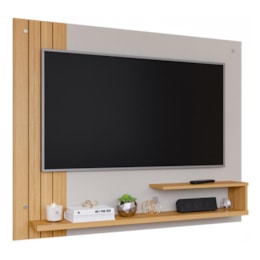 Painel Suspenso Dunas Off White/Nature para TV até 50” - Permóbili Painel Suspenso Dunas Off White/Nature para TV até 50” - Permóbili