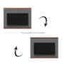 Painel Suspenso Flow Sense Cinza para TV até 65” – EJ Móveis