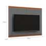 Painel Suspenso Flow Sense Cinza para TV até 65” – EJ Móveis