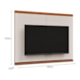 Painel Suspenso Flow Sense Off White para TV até 65” – EJ Móveis