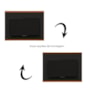Painel Suspenso Flow Sense Preto para TV até 65” – EJ Móveis
