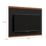 Painel Suspenso Flow Sense Preto para TV até 65” – EJ Móveis
