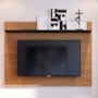 Painel Suspenso Maia Noce Milano/Preto Fosco para TV até 55” - Colibri