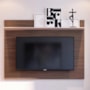 Painel Suspenso Maia Nogueira Real/Off White para TV até 55” - Colibri
