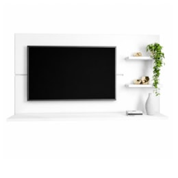 Painel Suspenso New Clean para TV até 49” Branco - Zanzini Móveis 