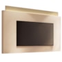 Painel Suspenso Nobre Off White/Champanhe para TV até 85" - HB Móveis