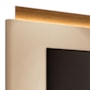 Painel Suspenso Nobre Off White/Cinamomo para TV até 85" - HB Móveis