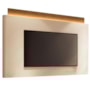 Painel Suspenso Nobre Off White/Cinamomo para TV até 85" - HB Móveis